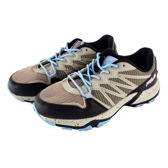 FILA 7.5 Women Sneakers Quadrix Activewear Colorful Athletic Trail Running Shoes - Picture 2 of 14